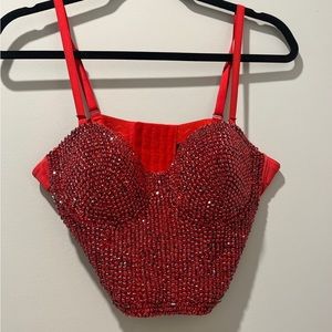 Bedazzled Corset Top